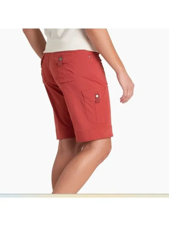 NWT Kuhl Splash 11” Inseam Cargo Shorts Rust Women’s 10/12 UPF50 MSRP$70 - Picture 4 of 12